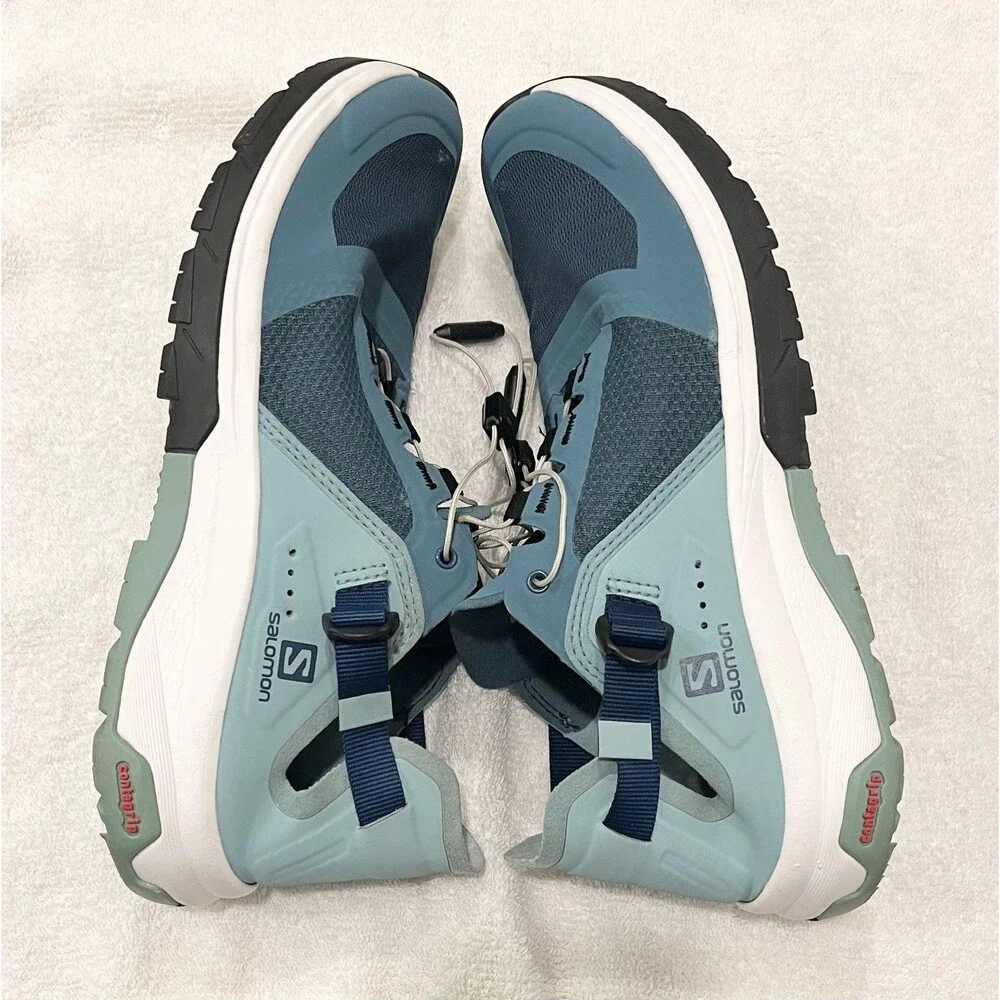 Salomon Techamphibian 4 (TA4) Women’s 10 Blue Water Hiking Trail Shoes Contagrip